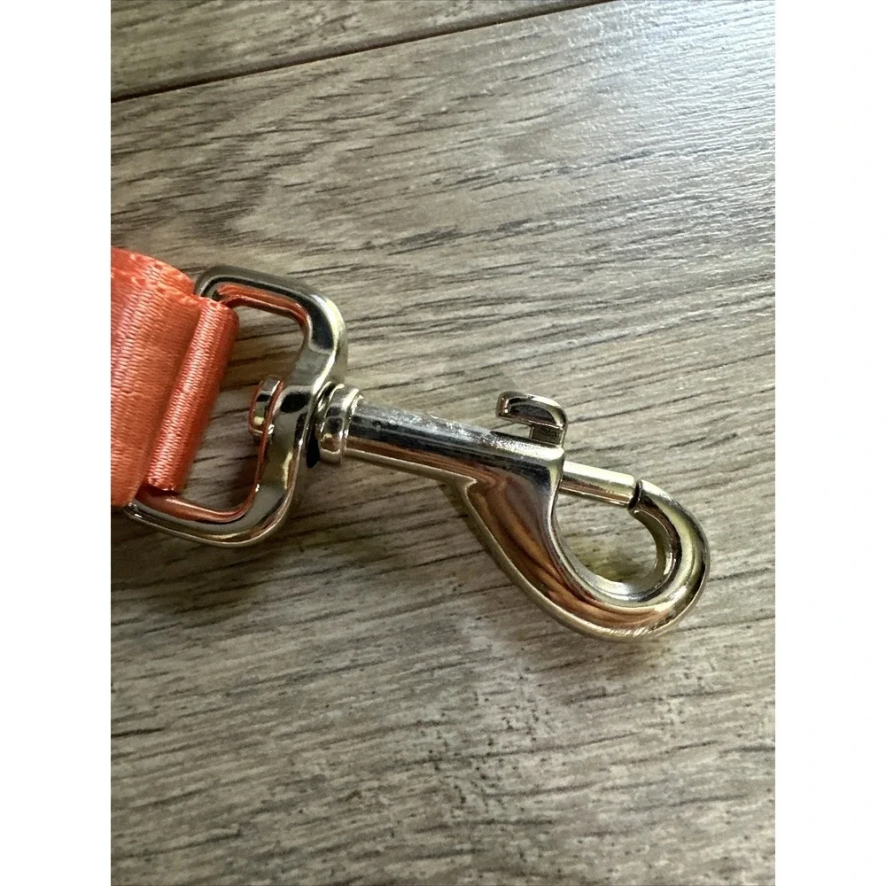 PetWear Large Dog Leash Apricot Orange 5ft x 1in Nylon Labrador Boxer #46046 NWT